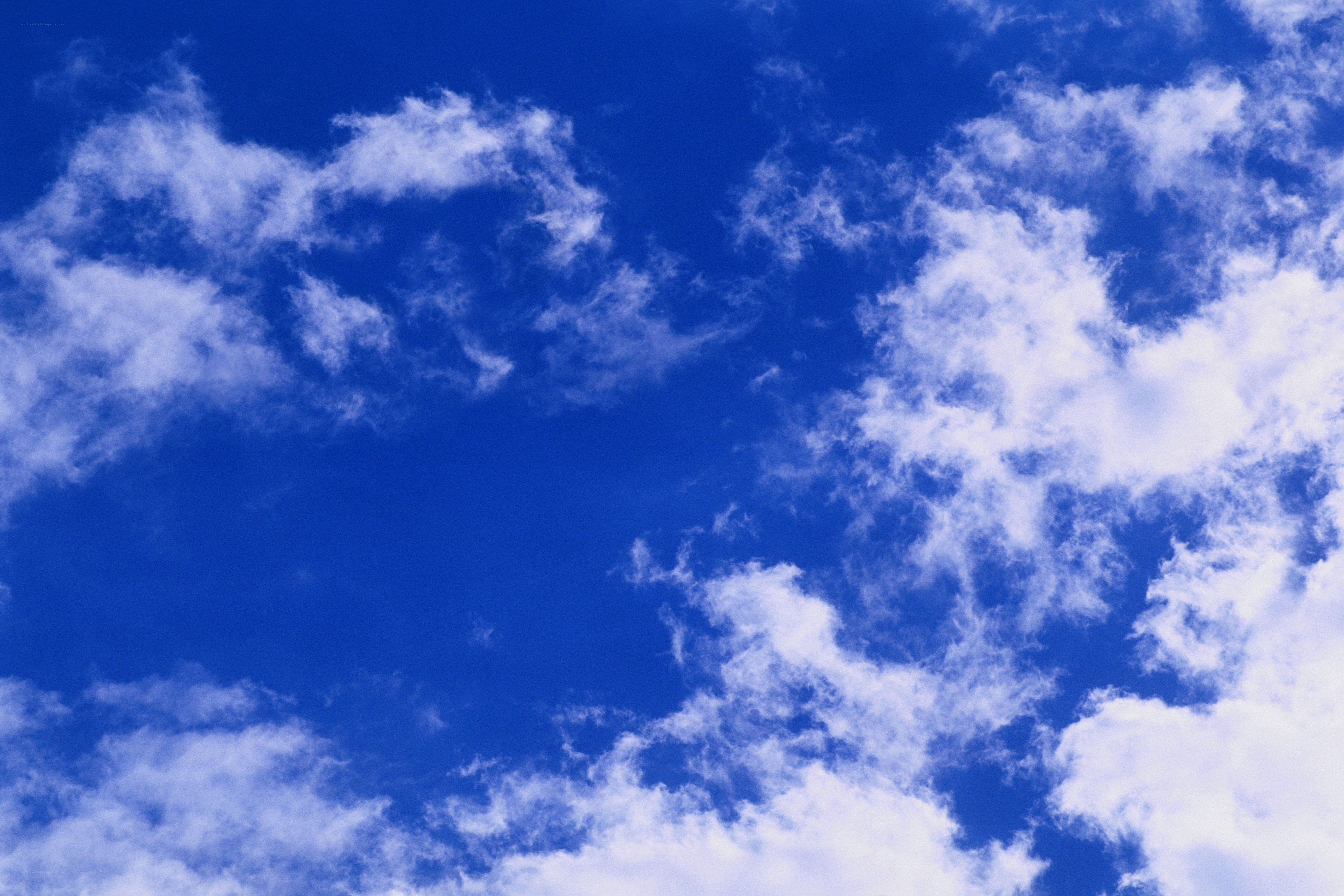 blue sky with white clouds