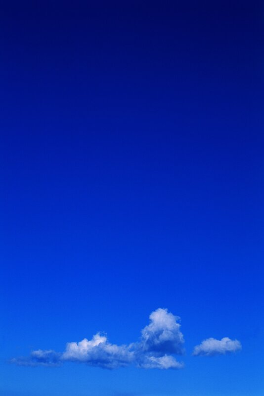 blue sky with white clouds