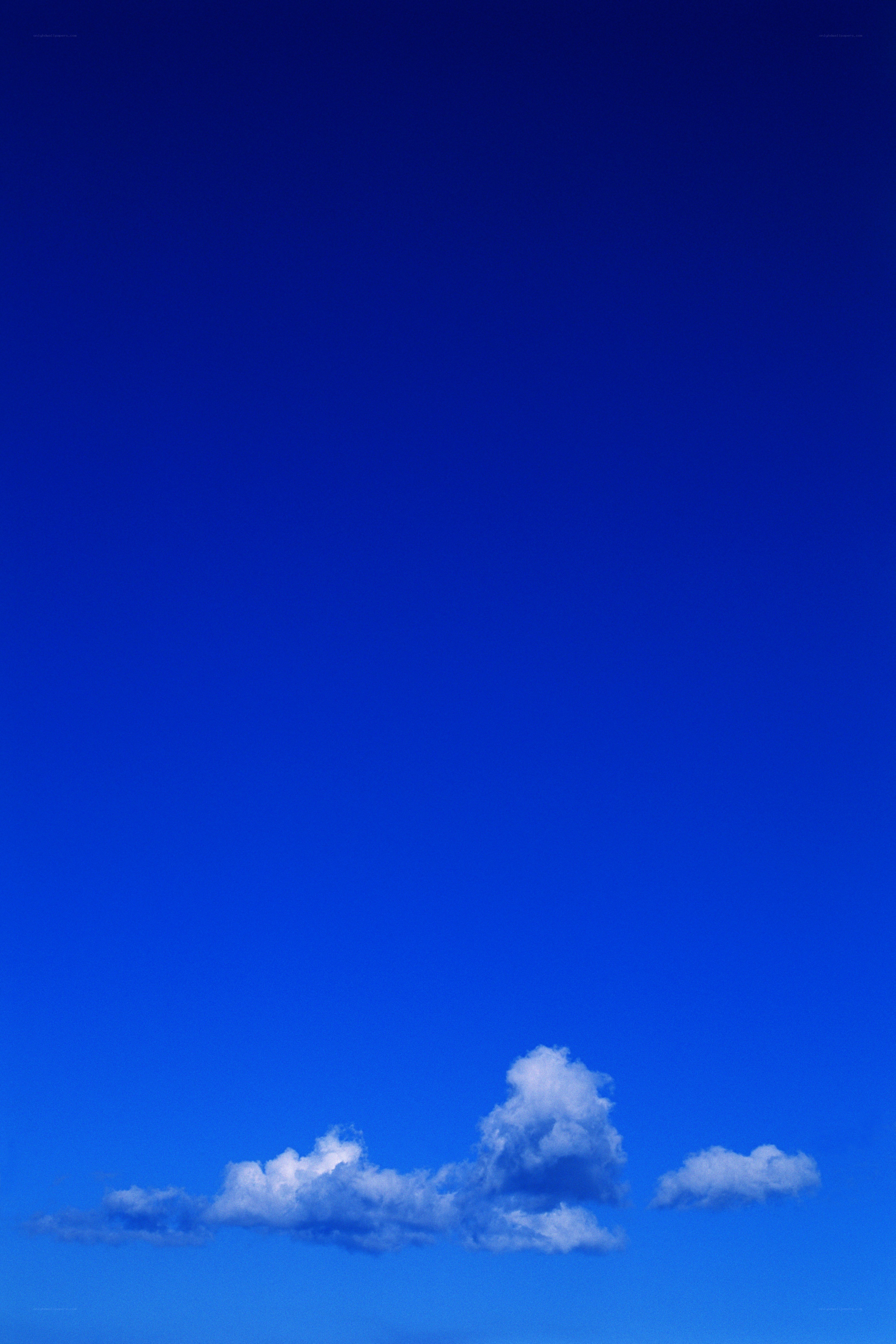 blue sky with white clouds