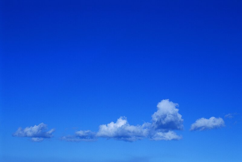 blue sky with white clouds