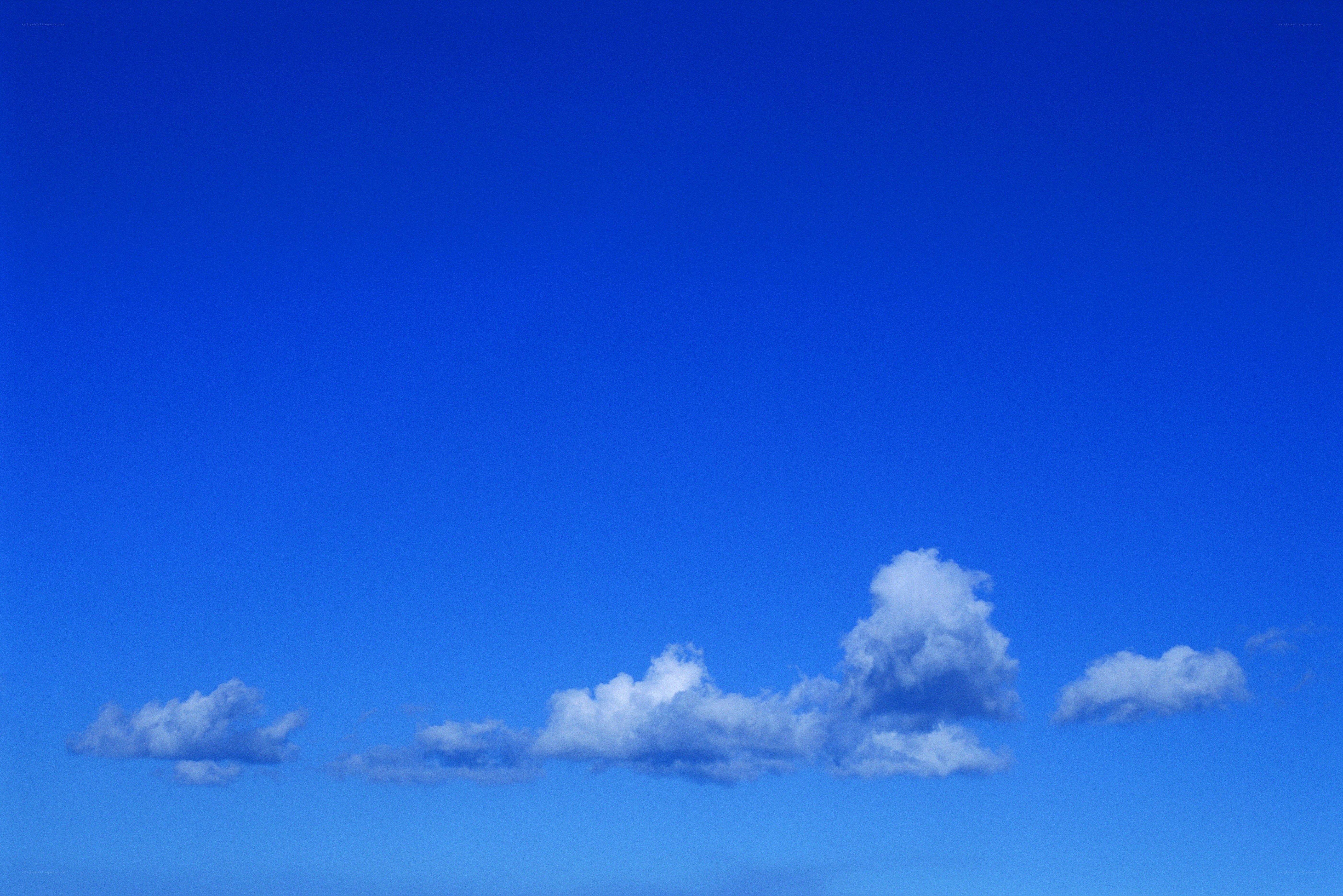 blue sky with white clouds