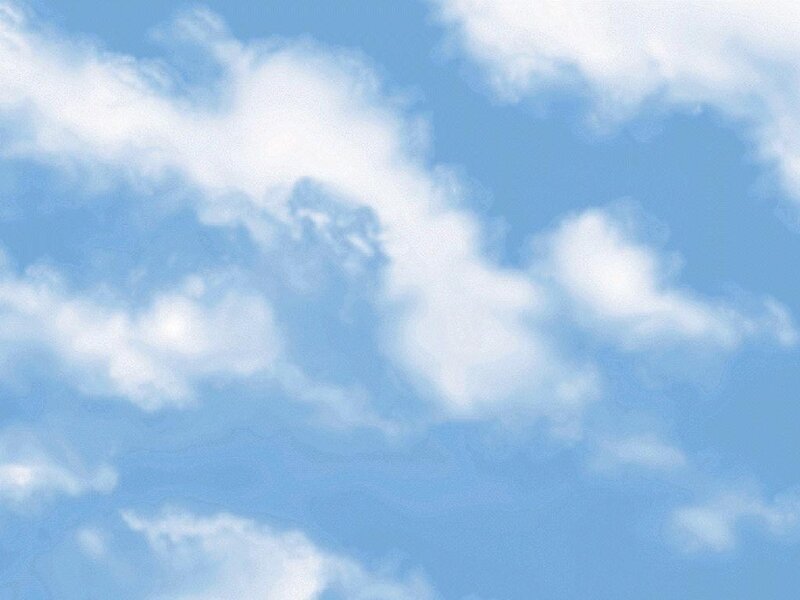 blue sky with white clouds