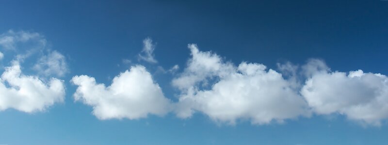 blue sky with white clouds