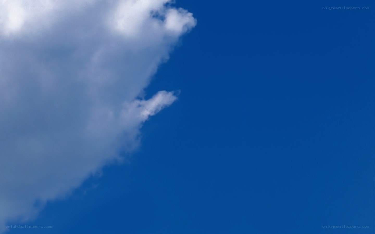 blue sky with white clouds