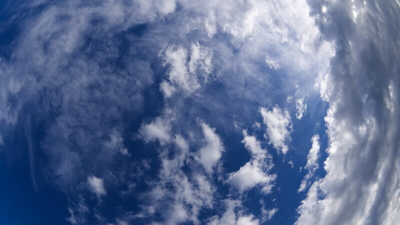 blue sky with white clouds