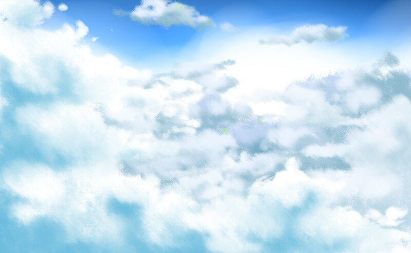 blue sky with white clouds