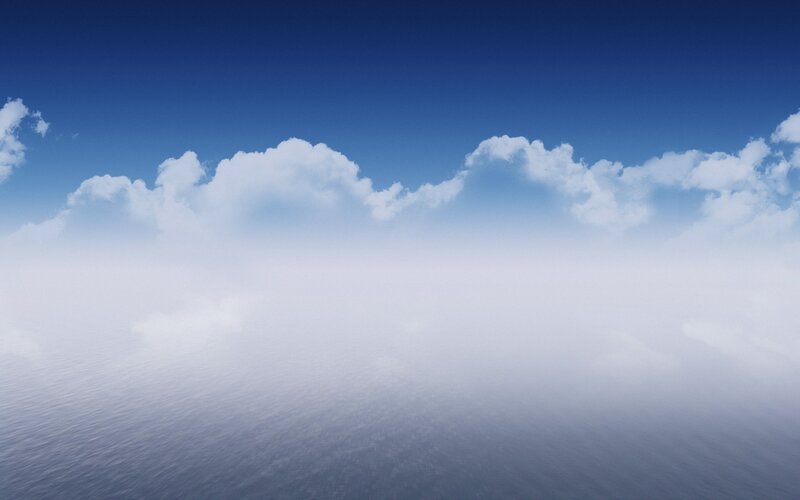 blue sky with white clouds