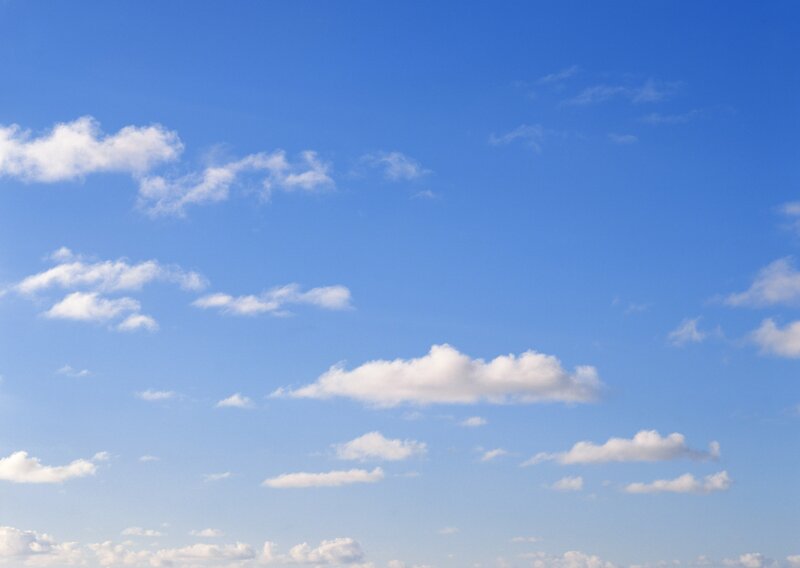 blue sky with white clouds