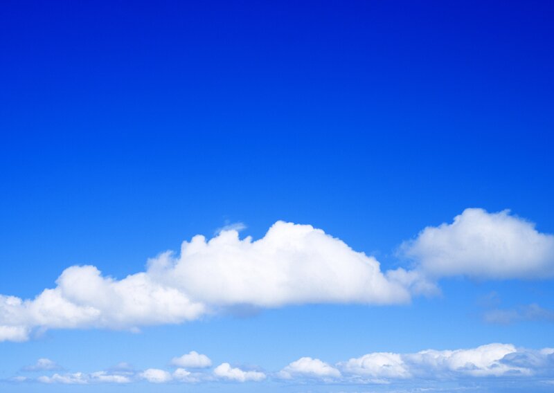 blue sky with white clouds