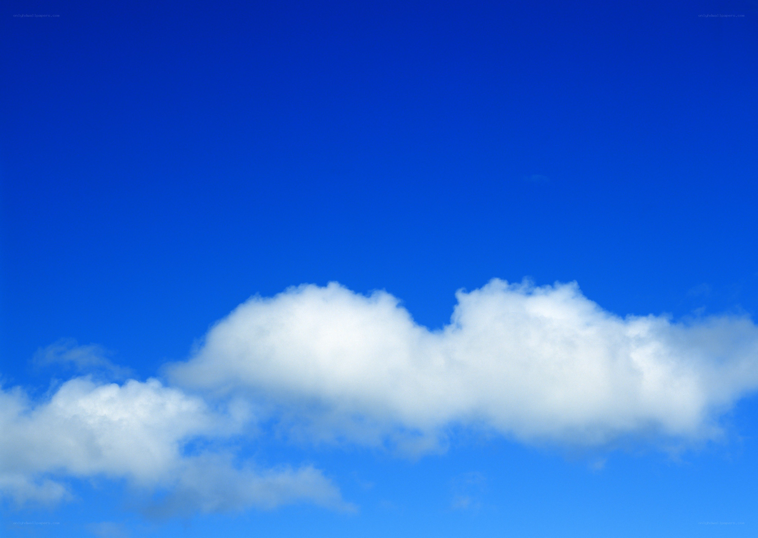 blue sky with white clouds