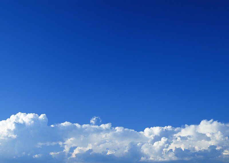 blue sky with white clouds