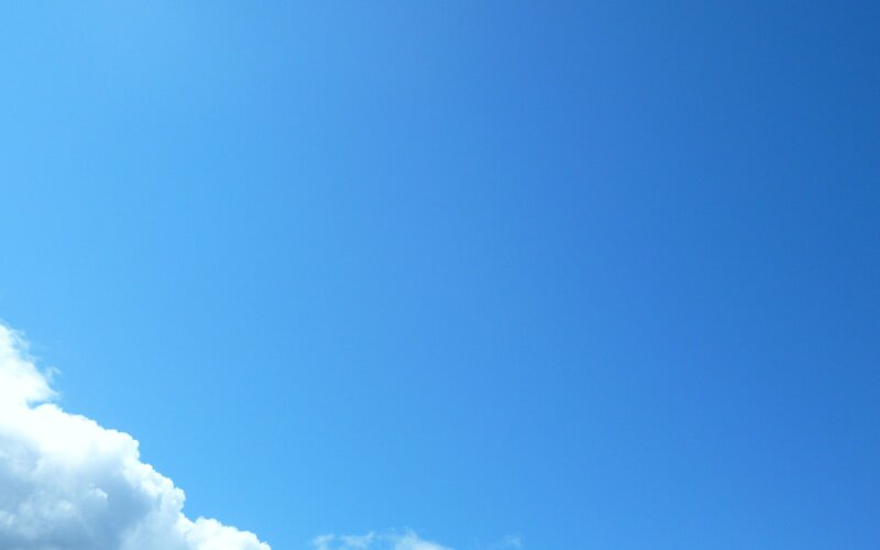 blue sky with white clouds