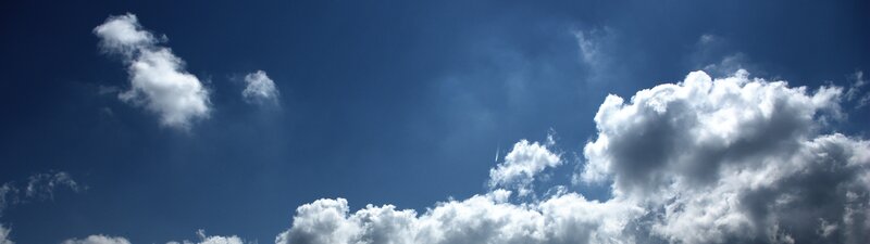 blue sky with white clouds