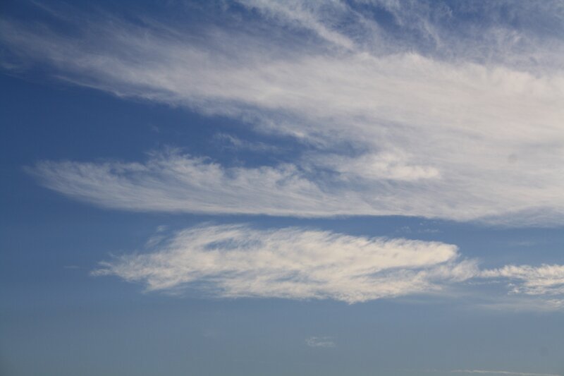 Blue sky with white clouds