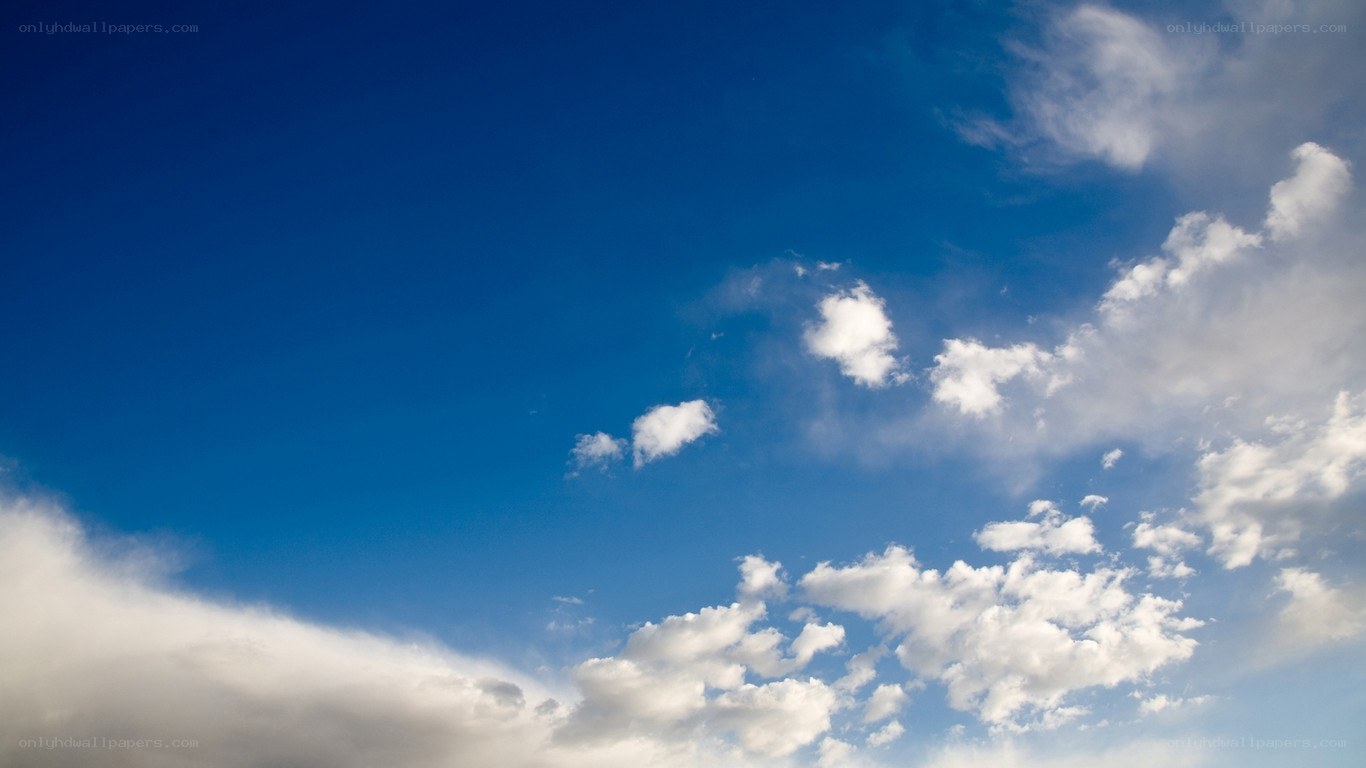 blue sky with white clouds