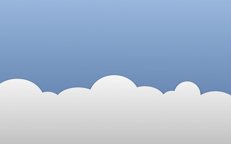 blue sky with white clouds