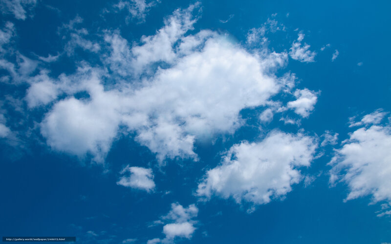 blue sky with white clouds