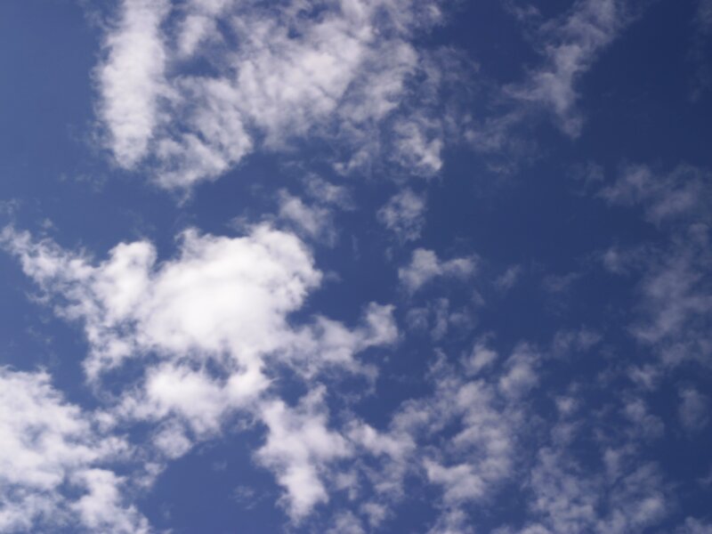 blue sky with white clouds