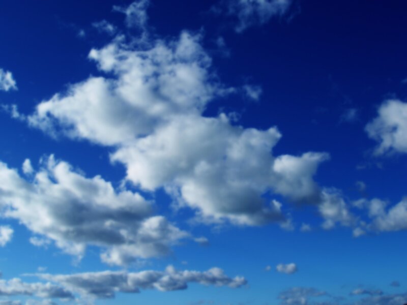 blue sky with white clouds