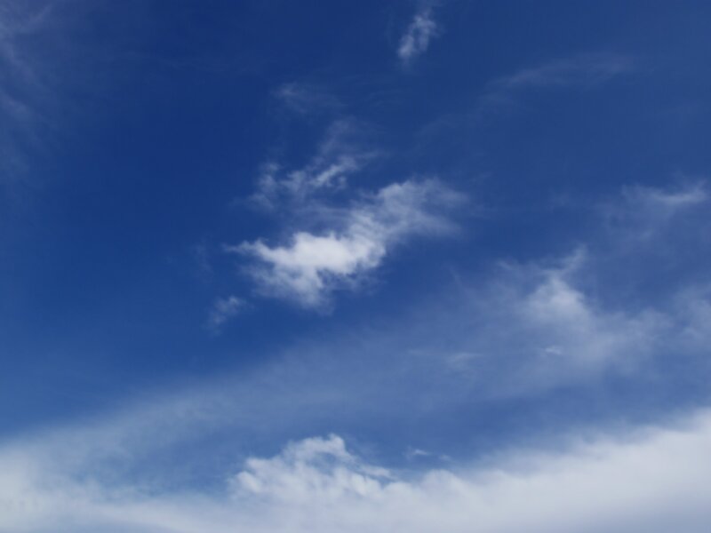 blue sky with white clouds