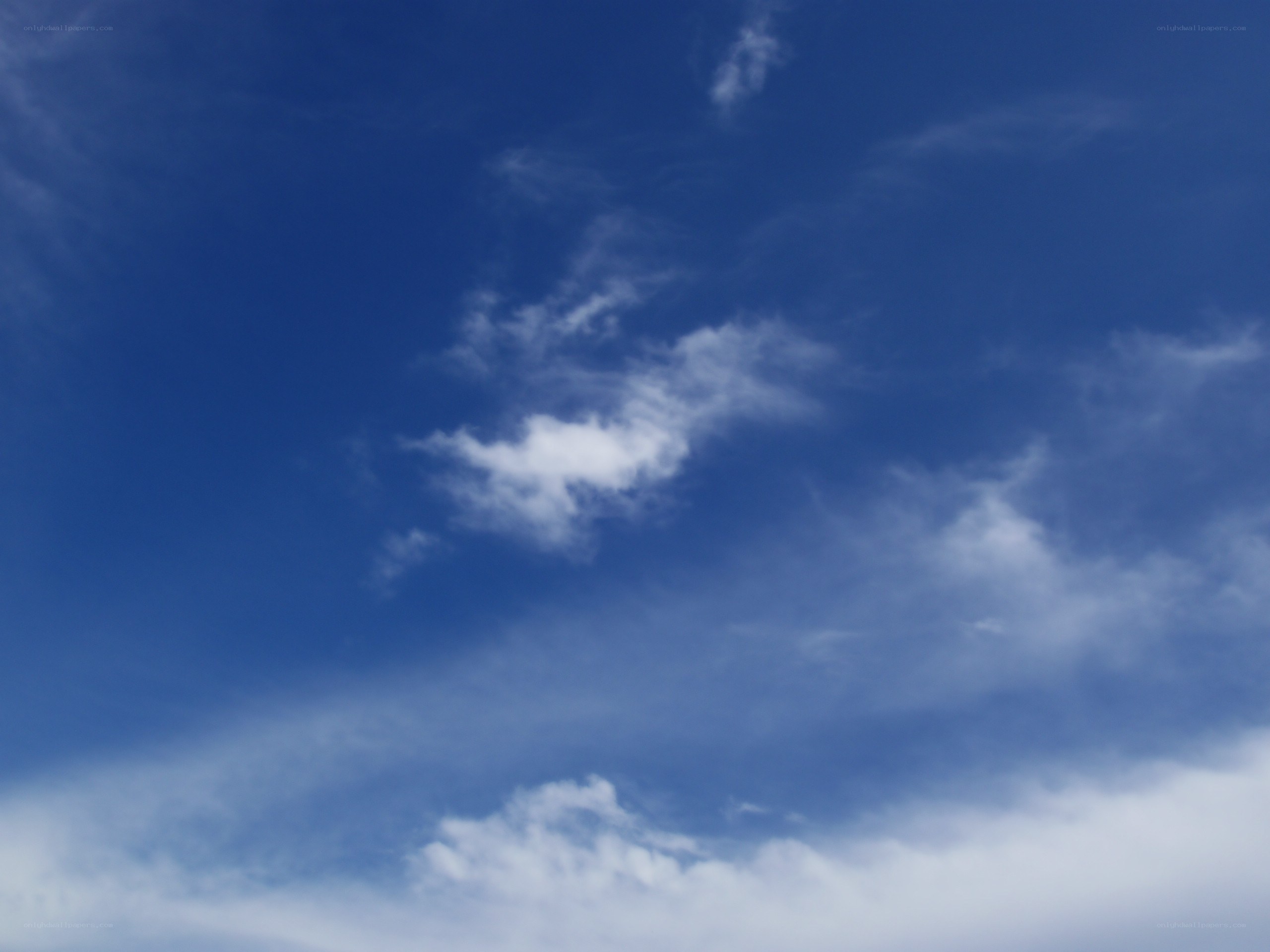 blue sky with white clouds