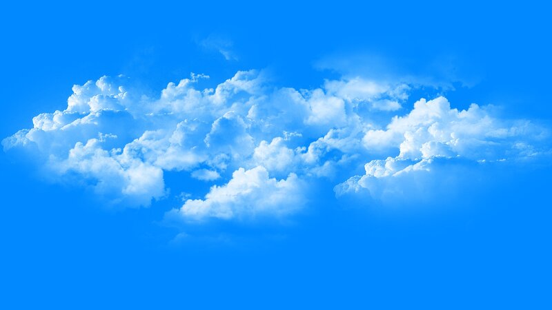 blue sky with white clouds