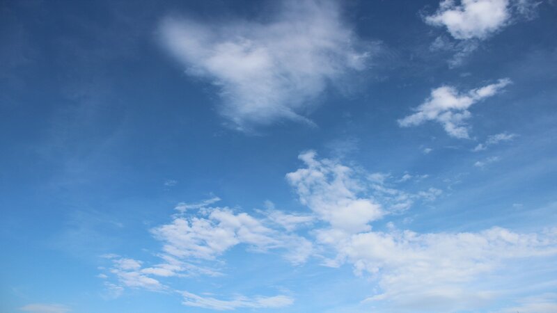 blue sky with white clouds