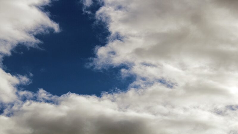 blue sky with white clouds