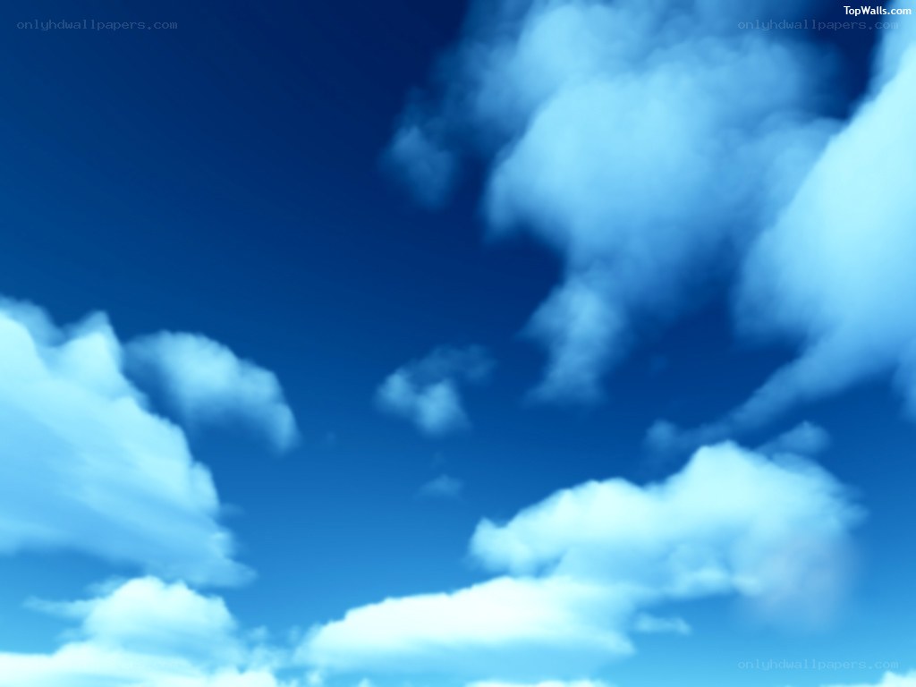 blue sky with white clouds