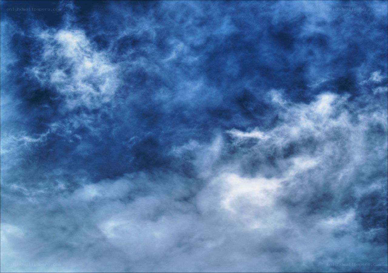 blue sky with white clouds