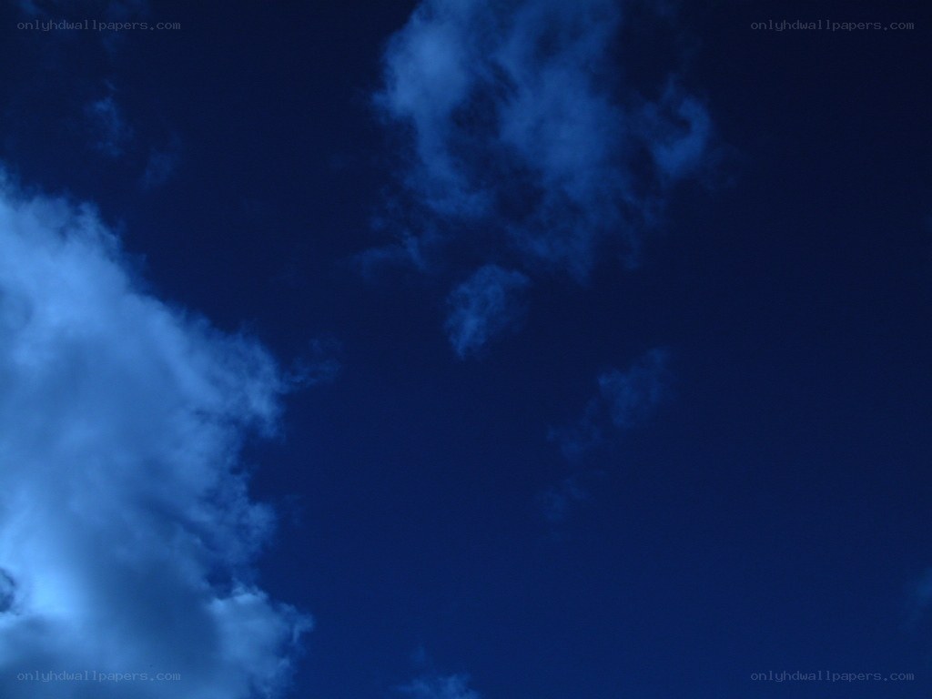 blue sky with white clouds