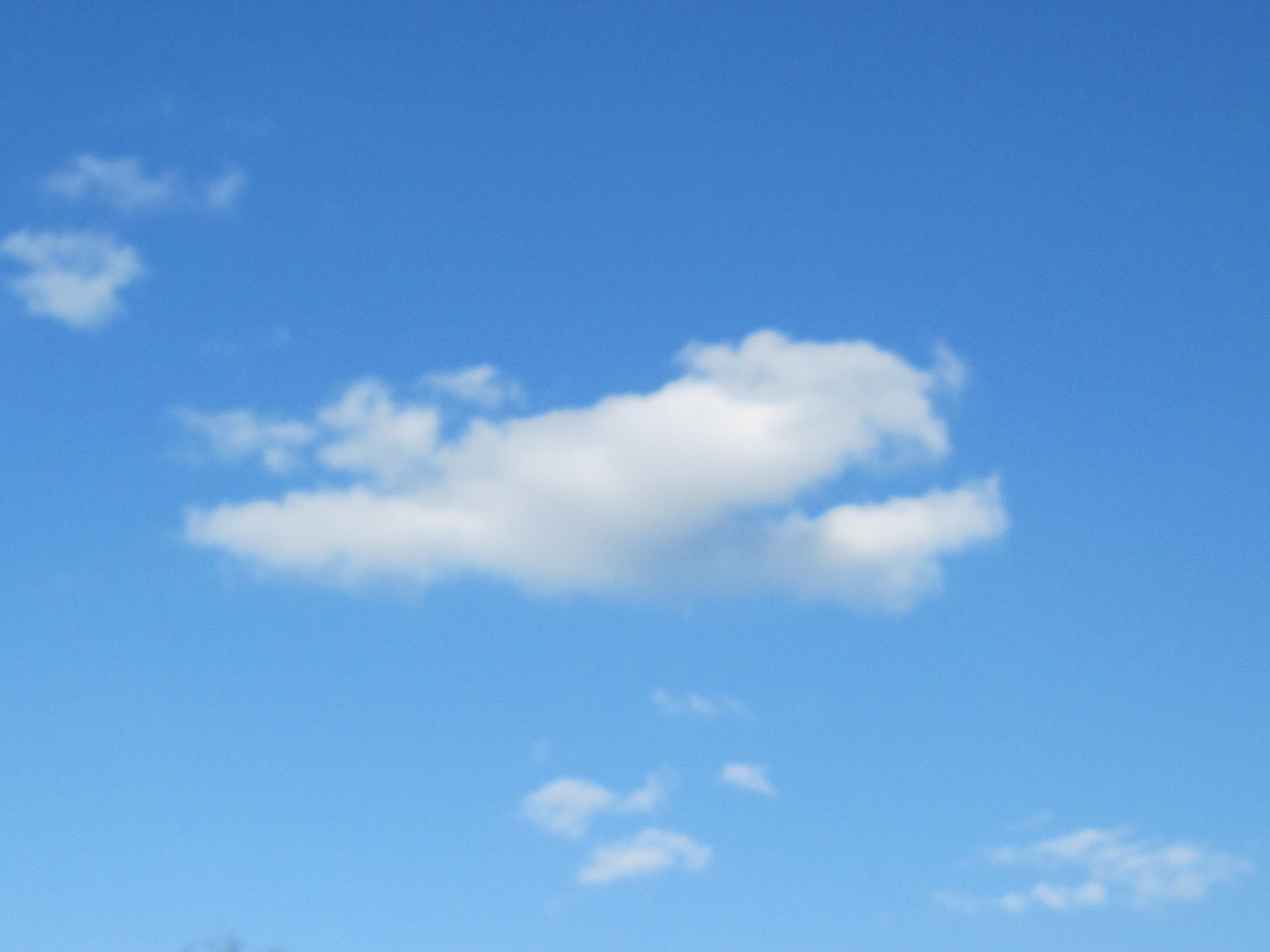 blue sky with white clouds