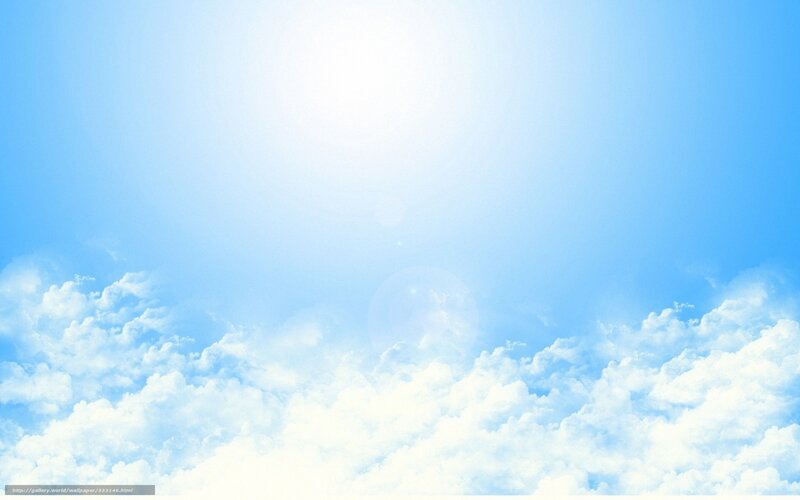 blue sky with white clouds