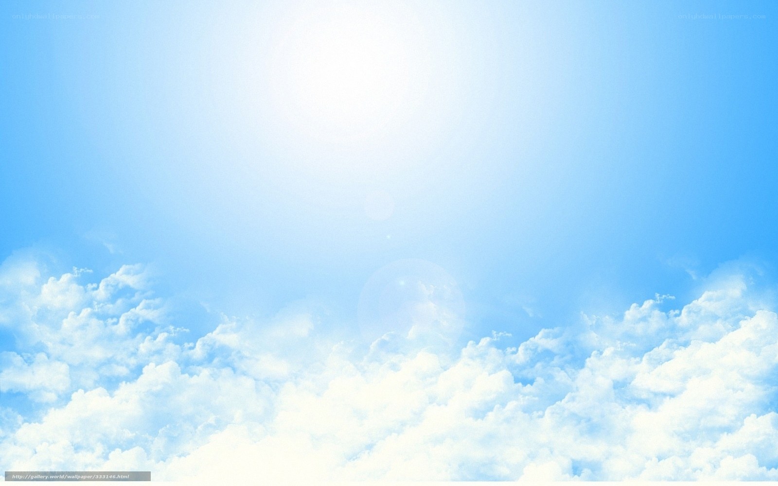 blue sky with white clouds