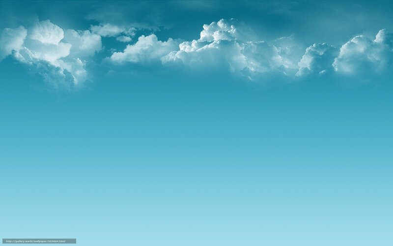 Blue sky with white clouds
