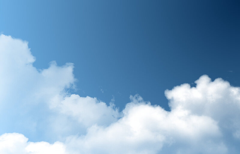 blue sky with white clouds