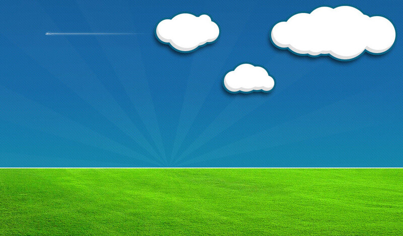 blue sky with white clouds