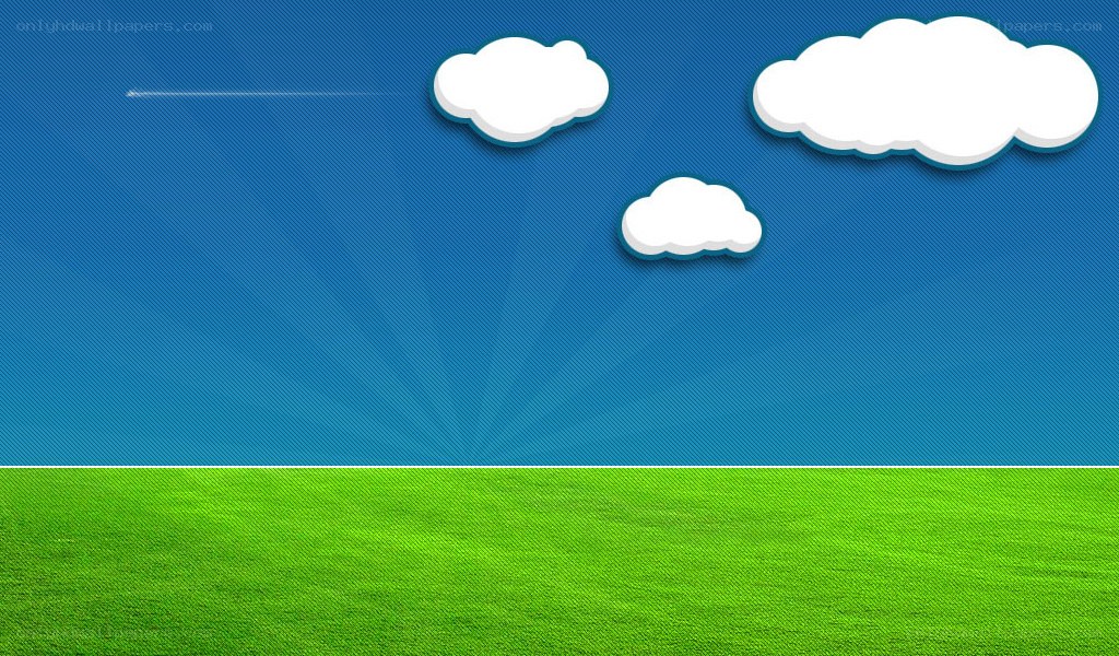 blue sky with white clouds