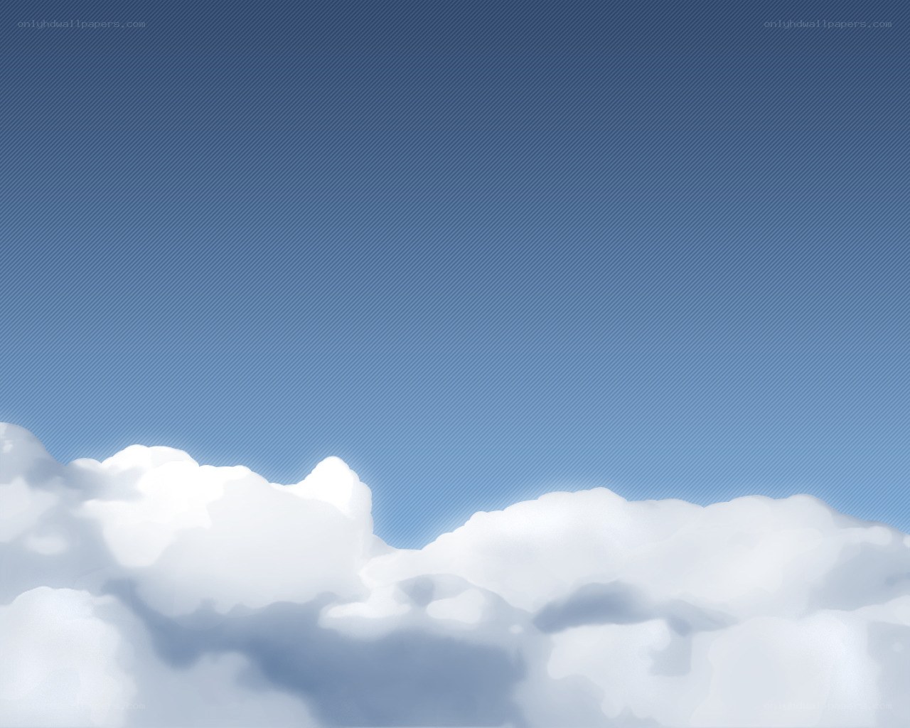 blue sky with white clouds
