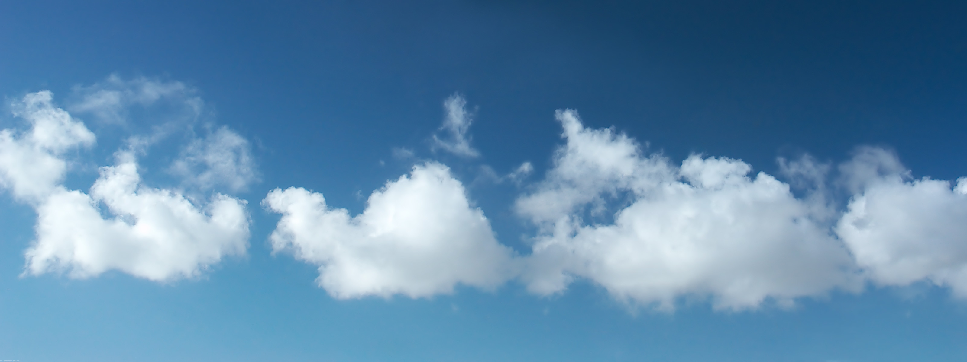 blue sky with white clouds