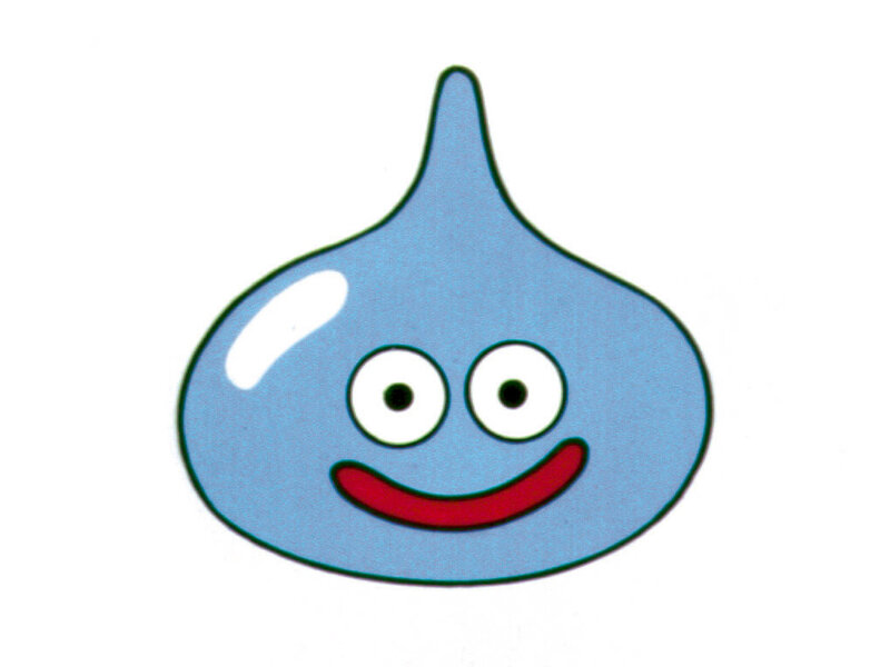 Blue slime character
