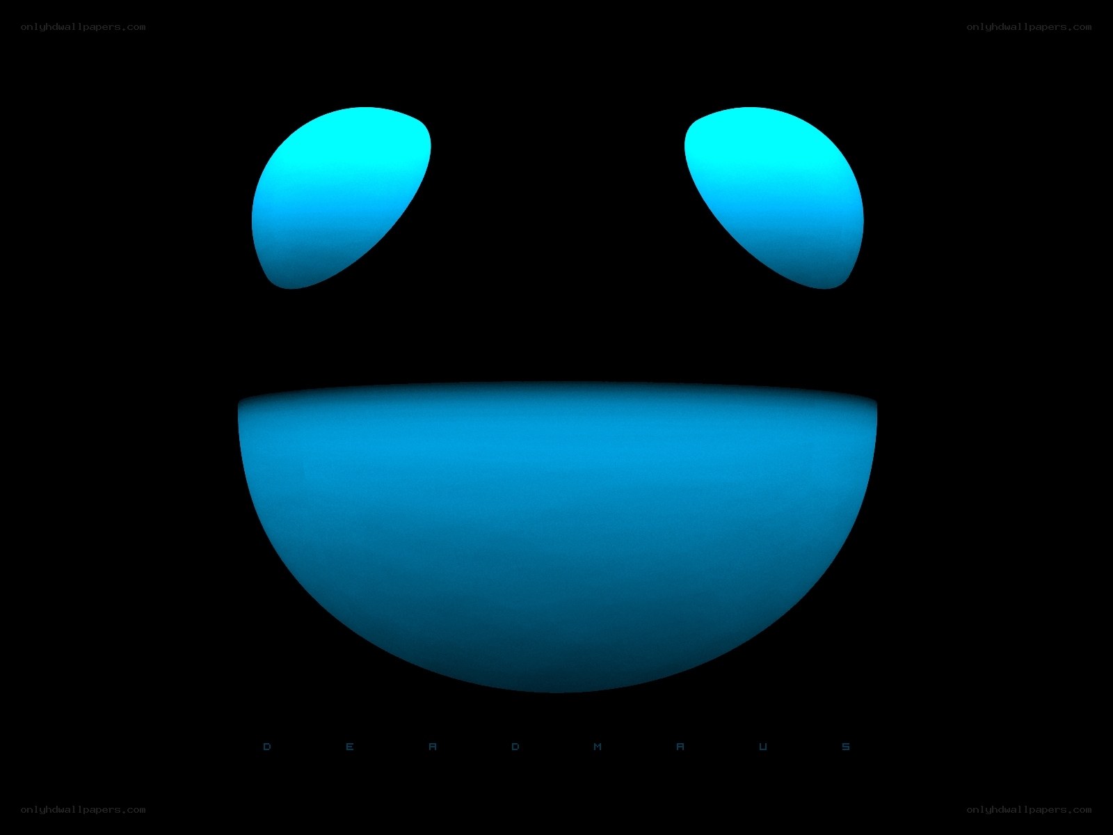 blue smiley face logo