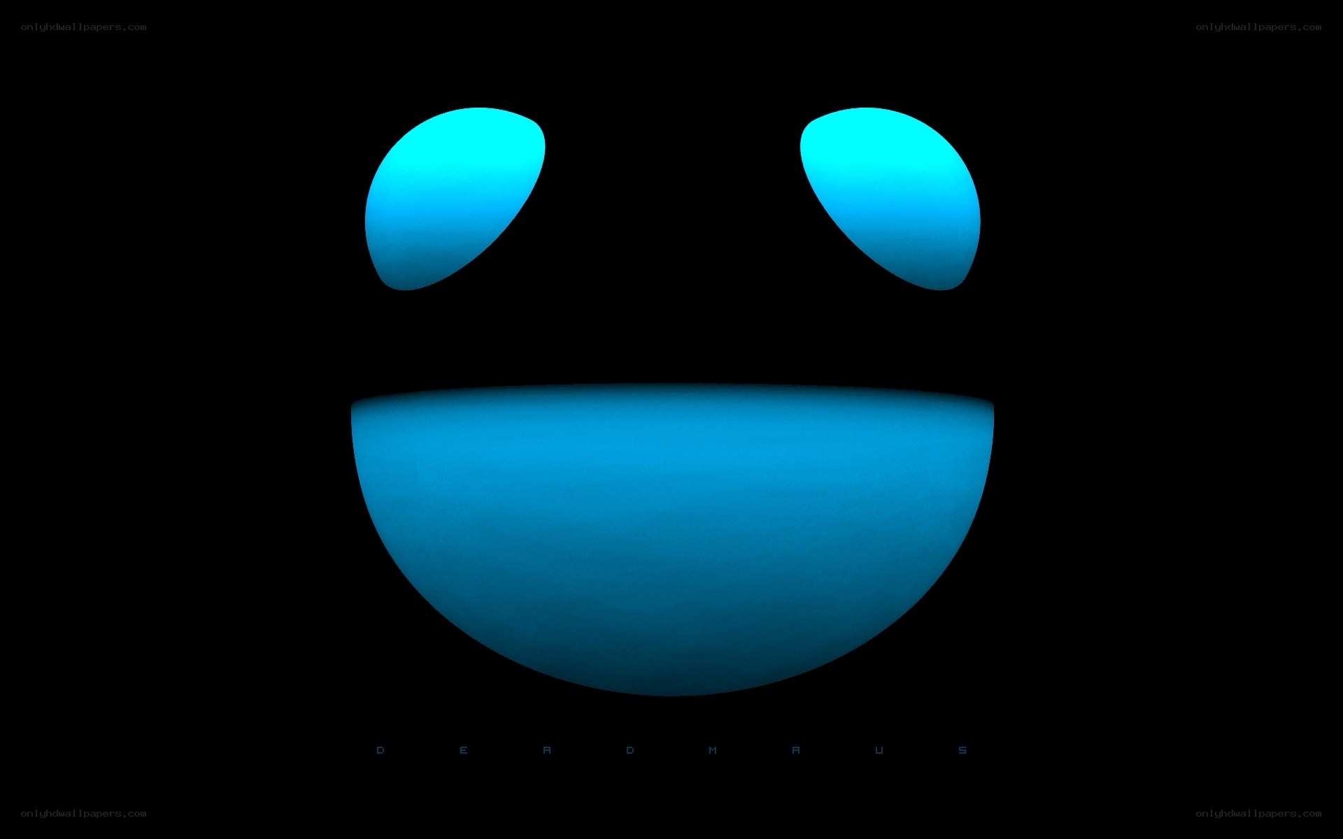 blue smiley face logo