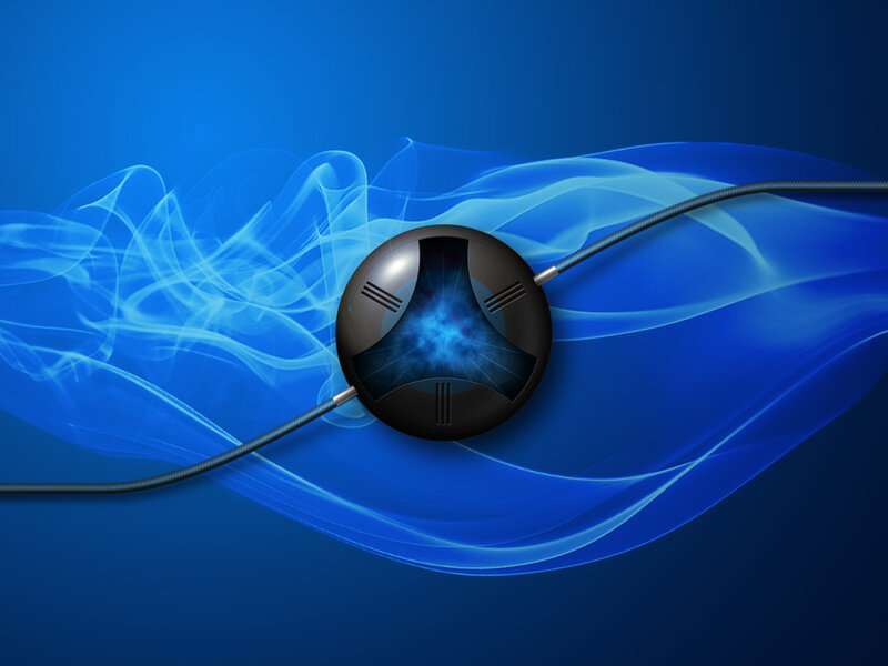 blue smoke and device