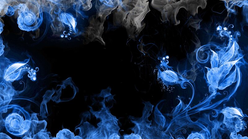 Blue Smoke Flowers — Ethereal