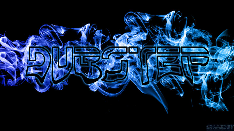 Blue Smoke Forming Text