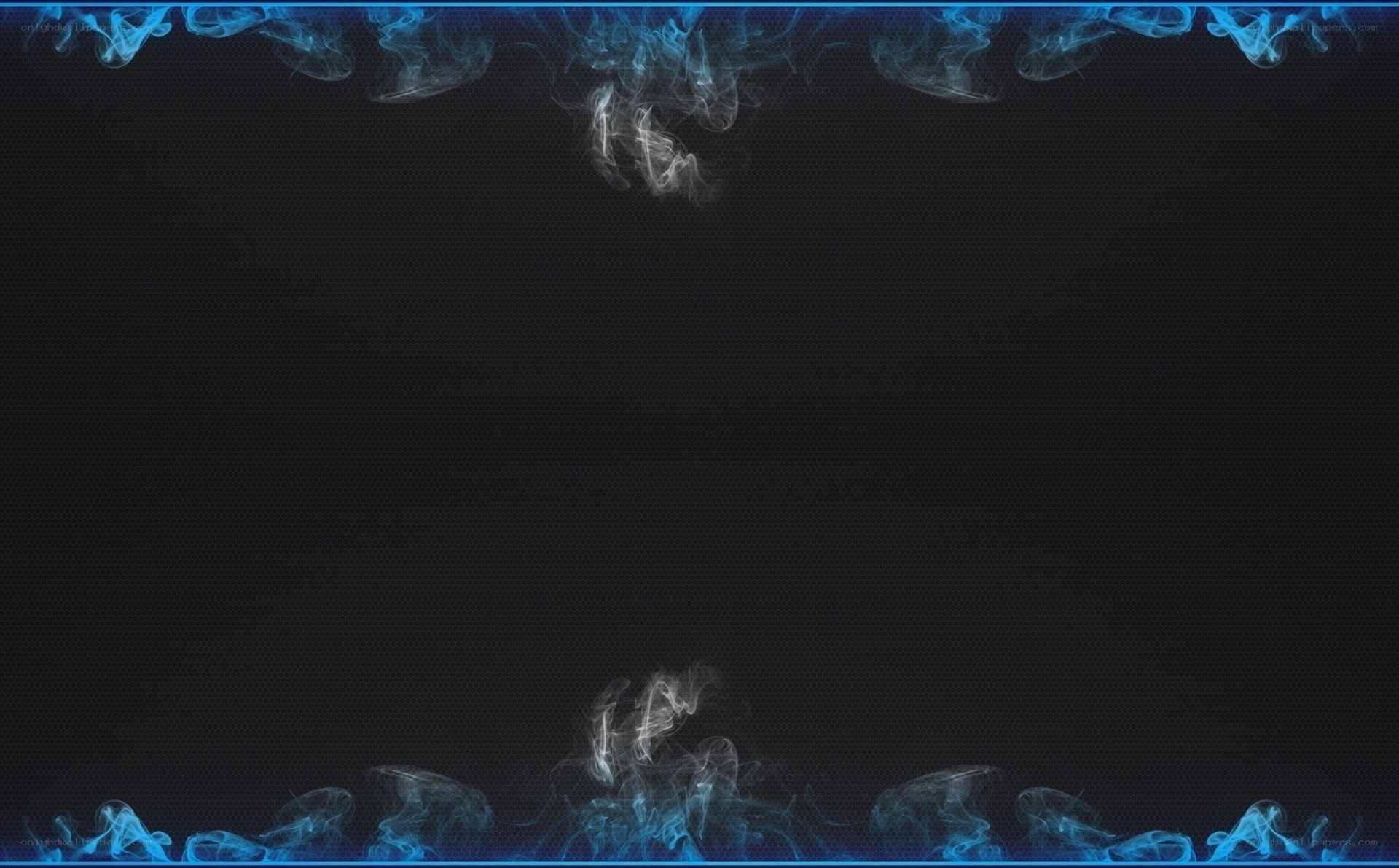 blue smoke on dark background