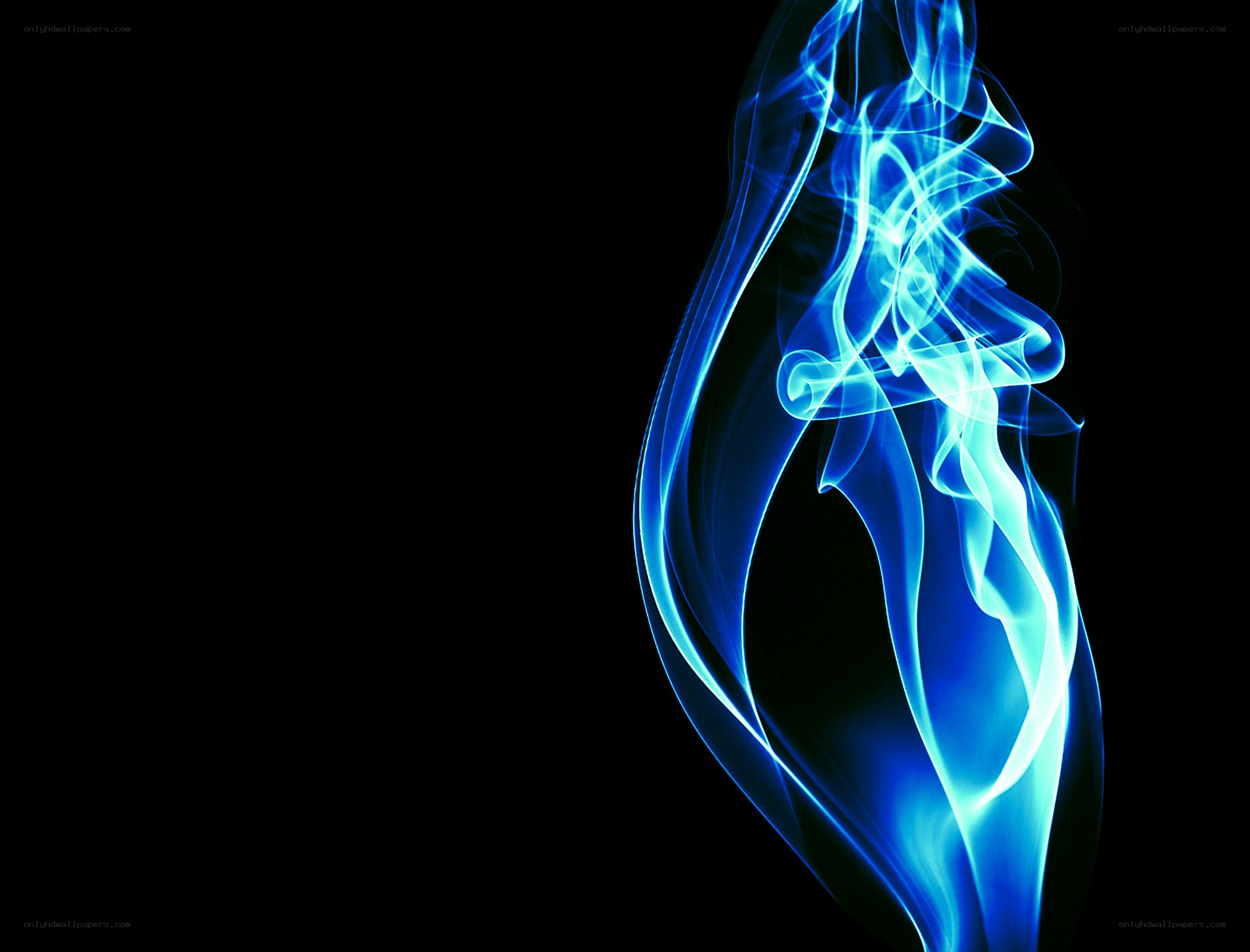 blue smoke swirl