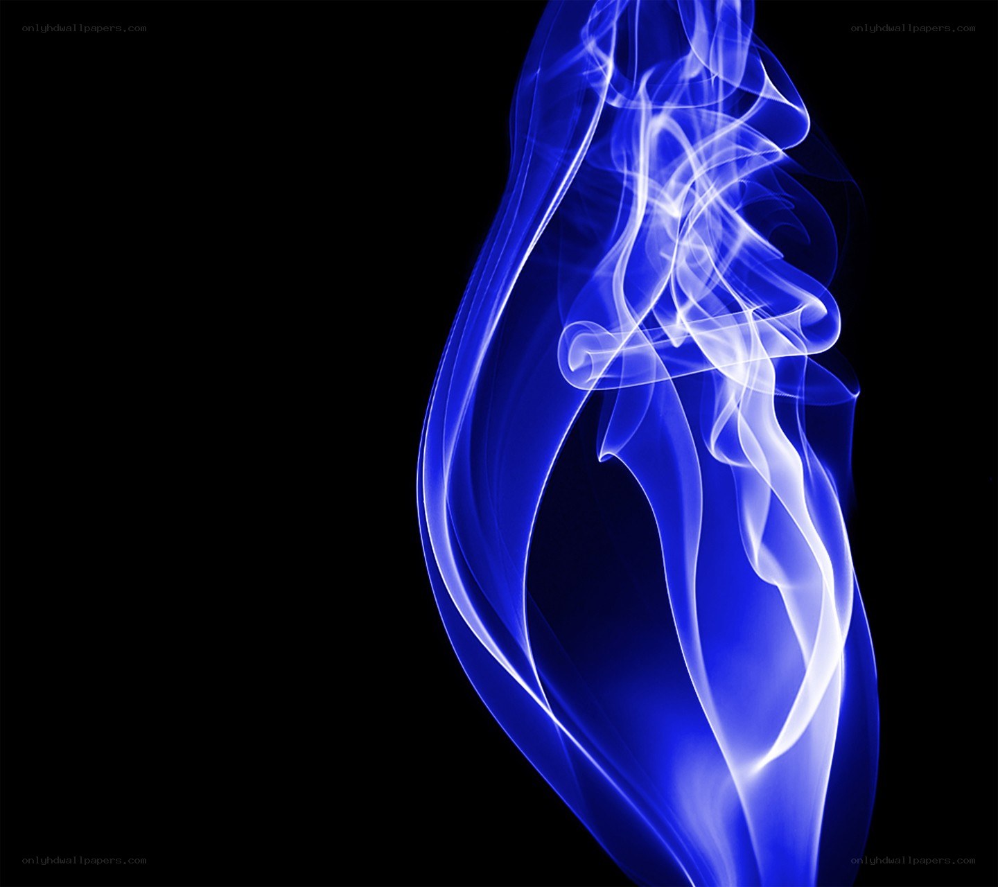 blue smoke swirl