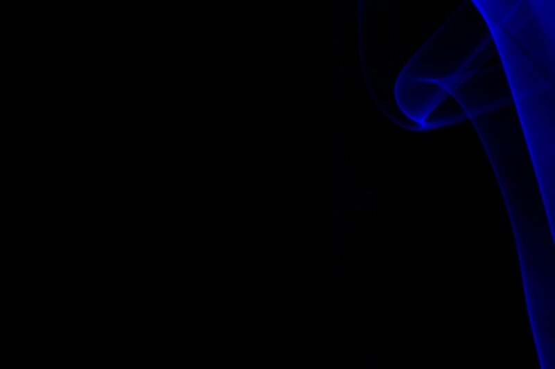 Blue Smoke Swirl — Mysterious